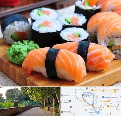 سوشی در بلوار گیلان رشت