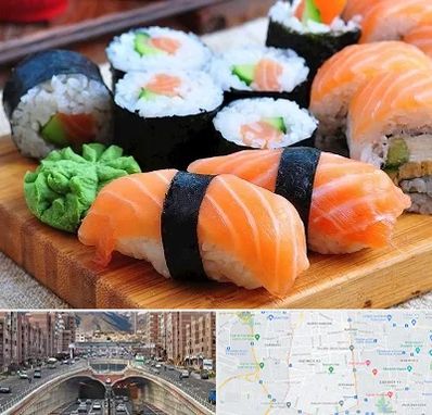 سوشی در منطقه 10 تهران 