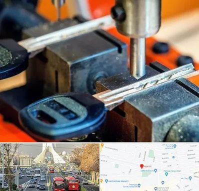 کلید سازی در خیابان آزادی 