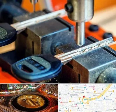 کلید سازی در میدان ولیعصر 