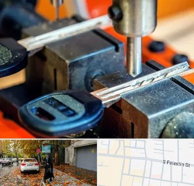 کلید سازی در خیابان فلسطین