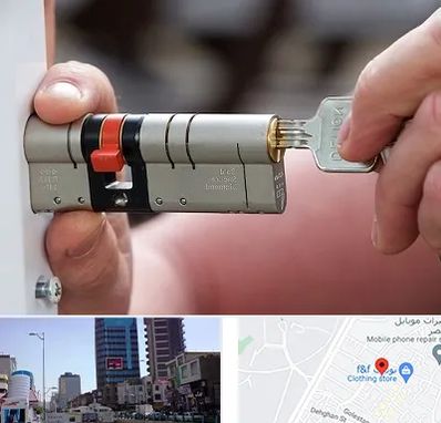 قفل سازی در چهارراه طالقانی کرج