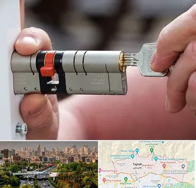 قفل سازی در منطقه 1 تهران 