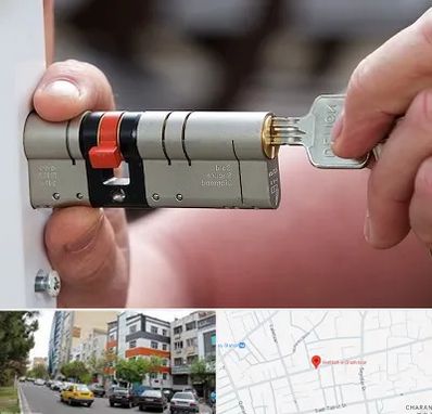 قفل سازی در هفده شهریور تبریز