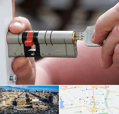 قفل سازی در شهرک راه آهن 