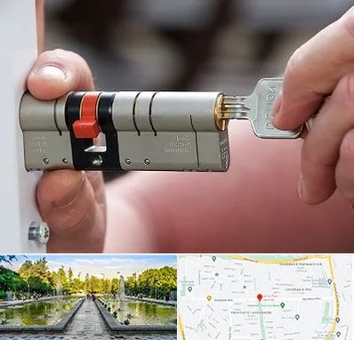 قفل سازی در سرسبز 