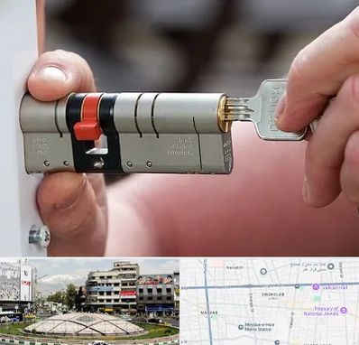 قفل سازی در مرکز تهران