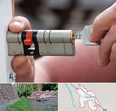 قفل سازی در سراوان