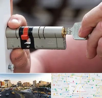 قفل سازی در منطقه 7 تهران 