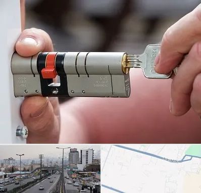 قفل سازی در بلوار ارتش