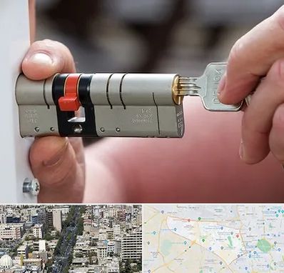 قفل سازی در منطقه 18 تهران 