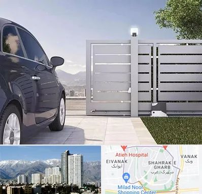 درب ریلی پارکینگ در شهرک غرب 