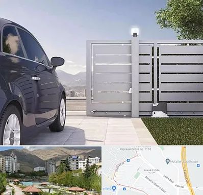 درب ریلی پارکینگ در شهر زیبا 