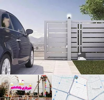 درب ریلی پارکینگ در پادادشهر اهواز