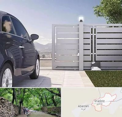 درب ریلی پارکینگ در شاندیز مشهد