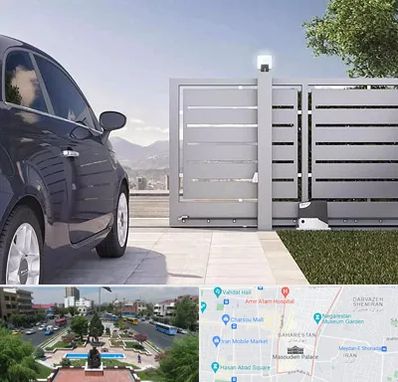 درب ریلی پارکینگ در بهارستان 