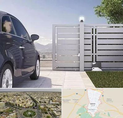 درب ریلی پارکینگ در قزوین