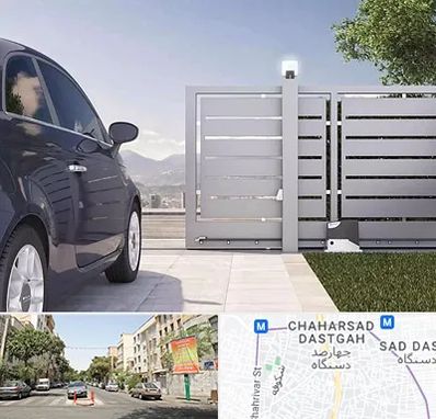 درب ریلی پارکینگ در چهارصد دستگاه 