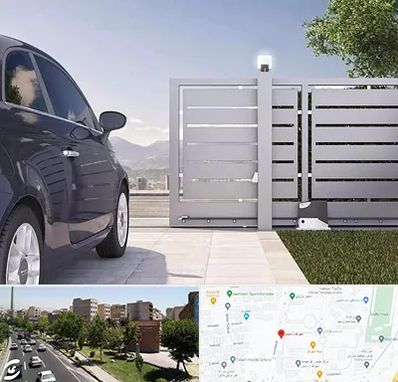 درب ریلی پارکینگ در شهرک آزمایش 