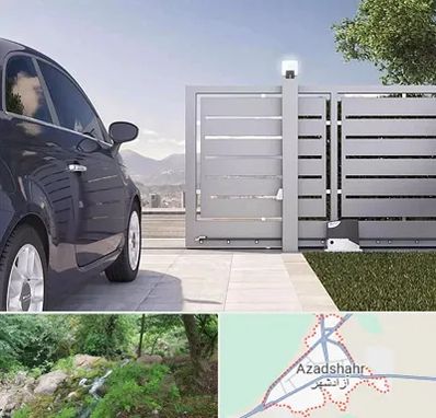 درب ریلی پارکینگ در آزادشهر