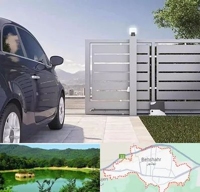 درب ریلی پارکینگ در بهشهر