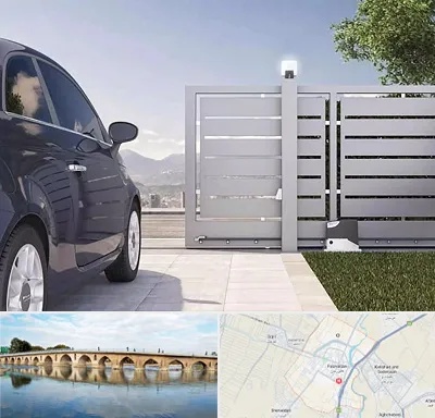 درب ریلی پارکینگ در فلاورجان