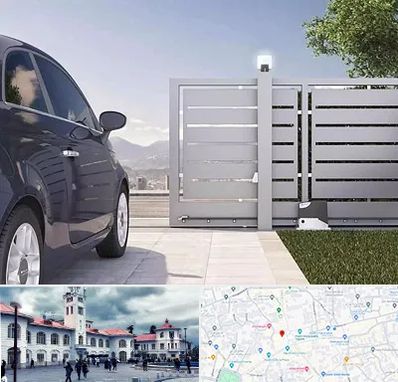 درب ریلی پارکینگ در میدان شهرداری رشت