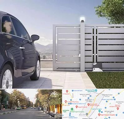 درب ریلی پارکینگ در شریعتی 