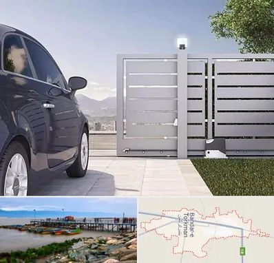 درب ریلی پارکینگ در بندر ترکمن