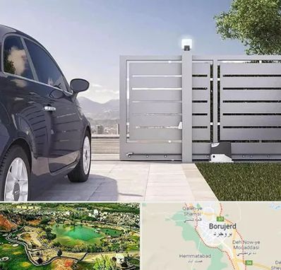 درب ریلی پارکینگ در بروجرد