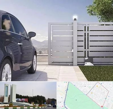 درب ریلی پارکینگ در بلوار فلسیطین مشهد