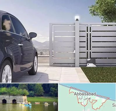 درب ریلی پارکینگ در عباس آباد