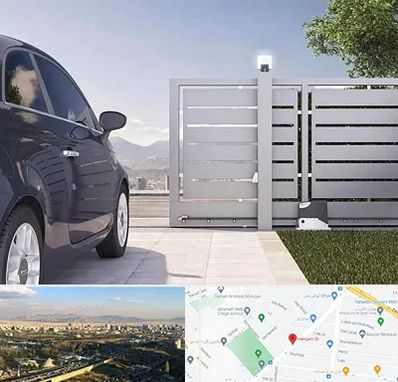 درب ریلی پارکینگ در هنگام 