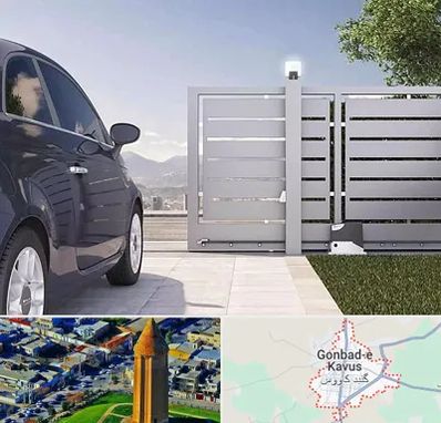 درب ریلی پارکینگ در گنبد کاووس