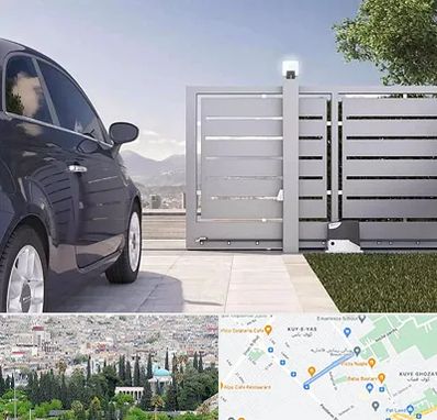 درب ریلی پارکینگ در محلاتی شیراز