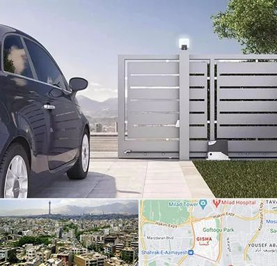 درب ریلی پارکینگ در گیشا 