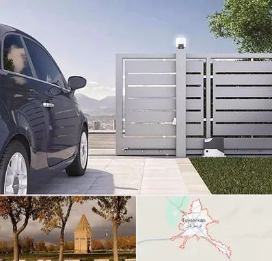 درب ریلی پارکینگ در تویسرکان