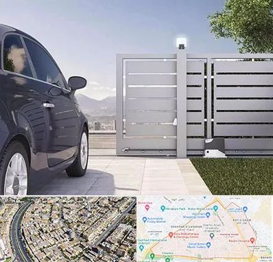 درب ریلی پارکینگ در شهرک غرب مشهد