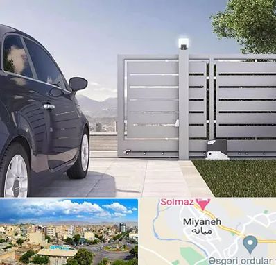 درب ریلی پارکینگ در میانه