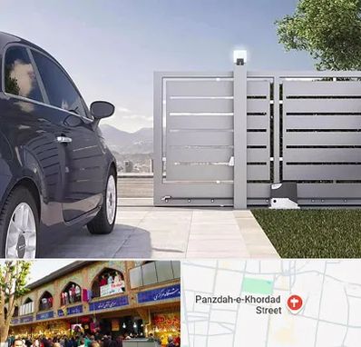 درب ریلی پارکینگ در 15 خرداد