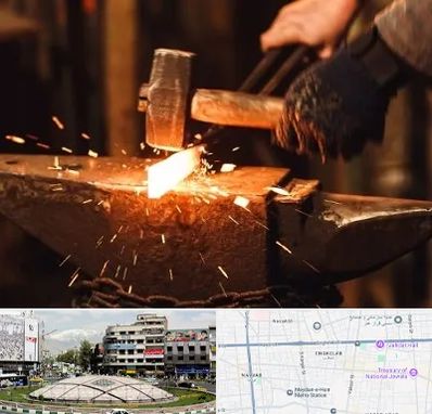 آهنگری در مرکز تهران