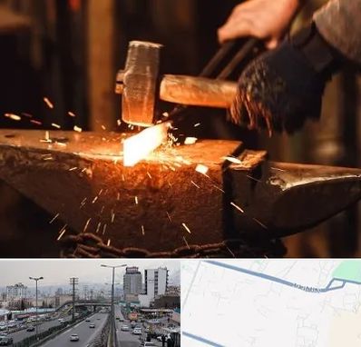 آهنگری در بلوار ارتش