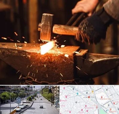 آهنگری در خیابان زند شیراز