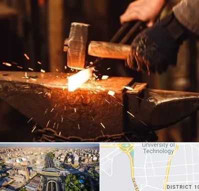 آهنگری در استاد معین 