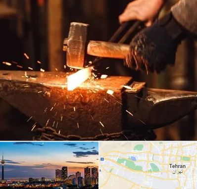 آهنگری در غرب تهران 