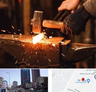 آهنگری در چهارراه طالقانی کرج