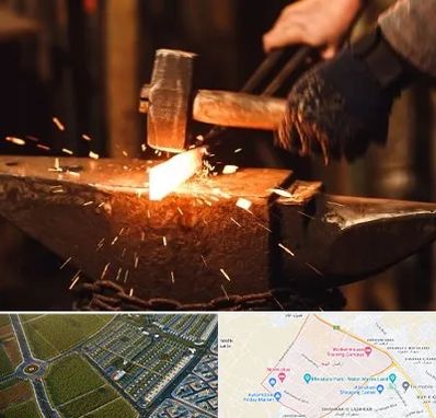 آهنگری در الهیه مشهد