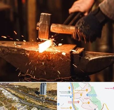 آهنگری در خیابان نیایش شیراز