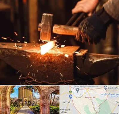 آهنگری در شهر ری