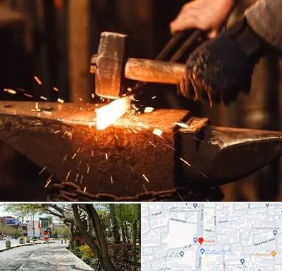 آهنگری در خیابان توحید اصفهان